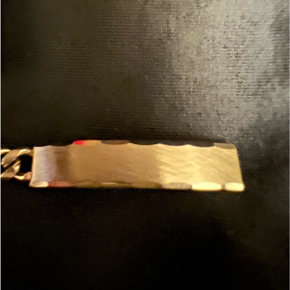 Speidel USA vintage name plate gold bracelet